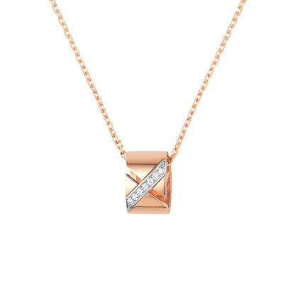 [AuraEcho]LIENS EVIDENCE DIAMOND NECKLACE