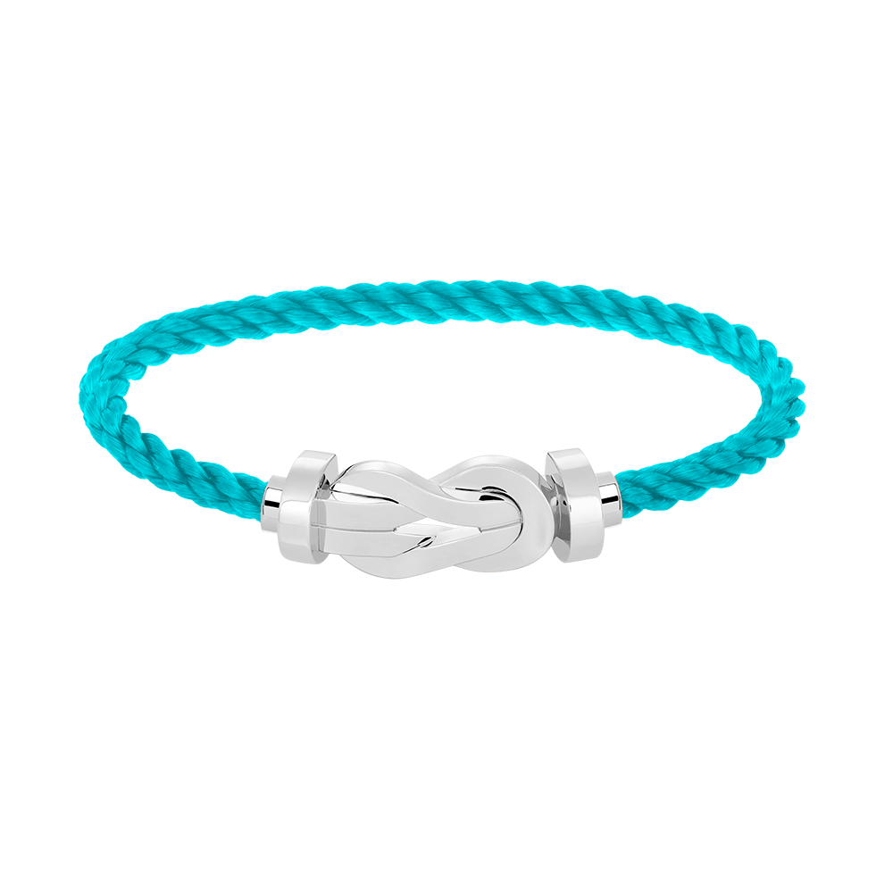 [AuraEcho]CHANCE LARGE 8 FIGURE BUCKLE NO DIAMOND BRACELET SILVER