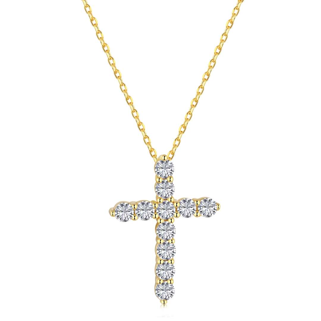 [AuraEcho]Unique Cross Shape Necklace