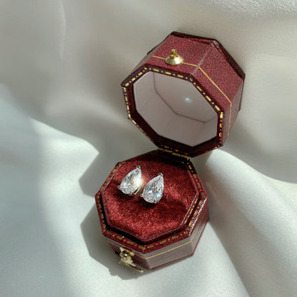 [AuraEcho]Ornate Water Drop Shape Earrings