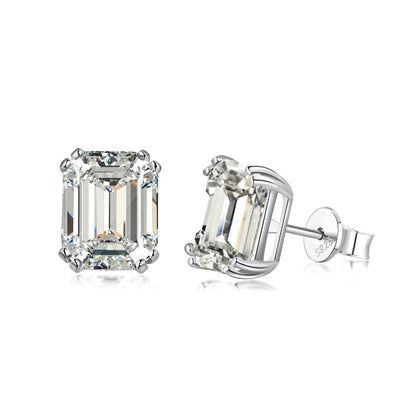 [AuraEcho]Dazzling Square Shape Earrings