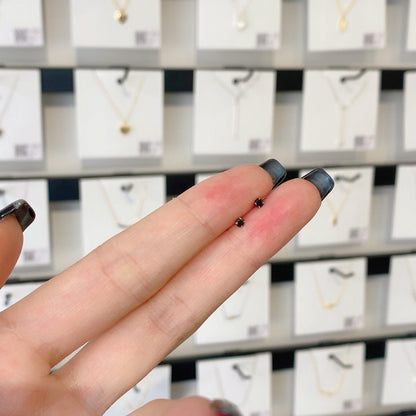 [AuraEcho]Delicate Solitaire Earrings