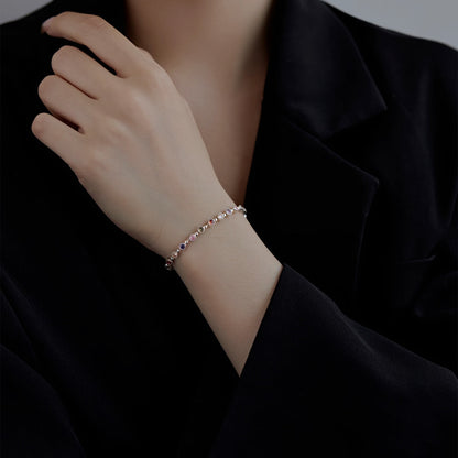 [AuraEcho]Sparkling Exquisite Round Cut Party Bracelet