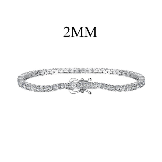 [AuraEcho]Dazzling Exquisite Round Cut Daily Bracelet