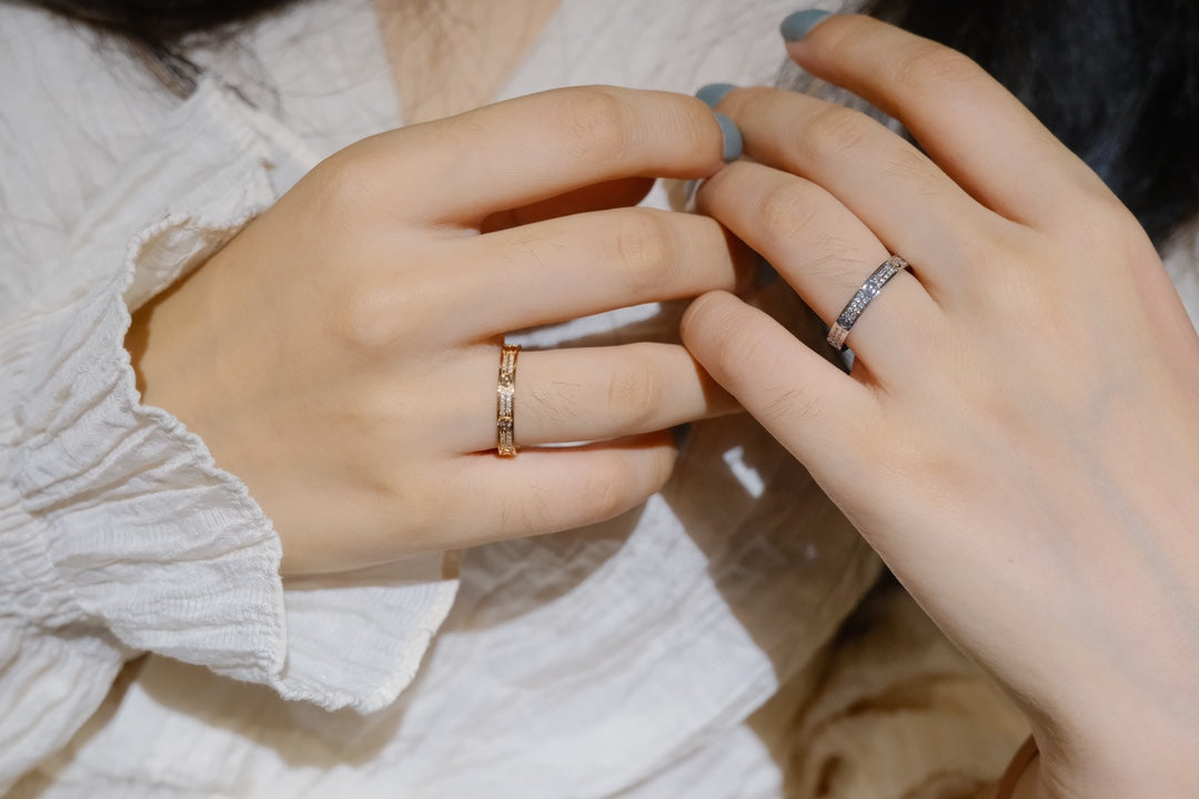 [AuraEcho]LOVE RING 2.65MM DIAMOND