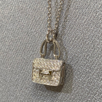 [AuraEcho]CONSTANCE PEDANT DIAMOND NECKLACE
