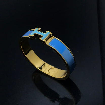 [AuraEcho]H BRACELET BLUE RAINBOW CERAMIC