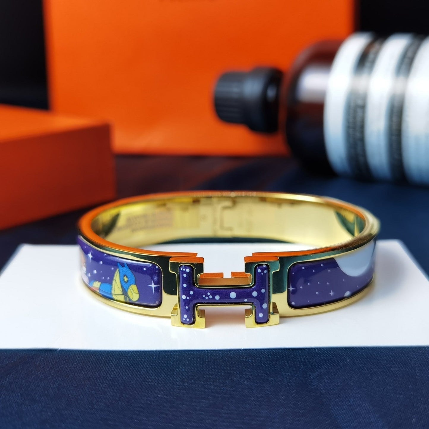 [AuraEcho]H STAR AND MOON BRACELET 12MM