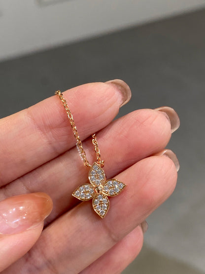 [AuraEcho]STAR DIAMOND NECKALCE