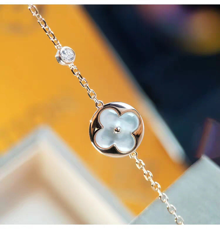 [AuraEcho]SUN MOP GOLD 1 DIAMOND NECKLACE
