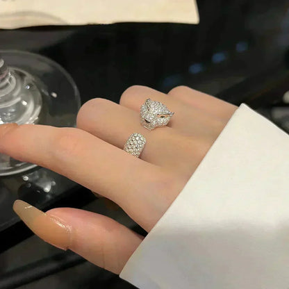 [AuraEcho]PANTHERE 5.5MM ALL DIAMOND RING