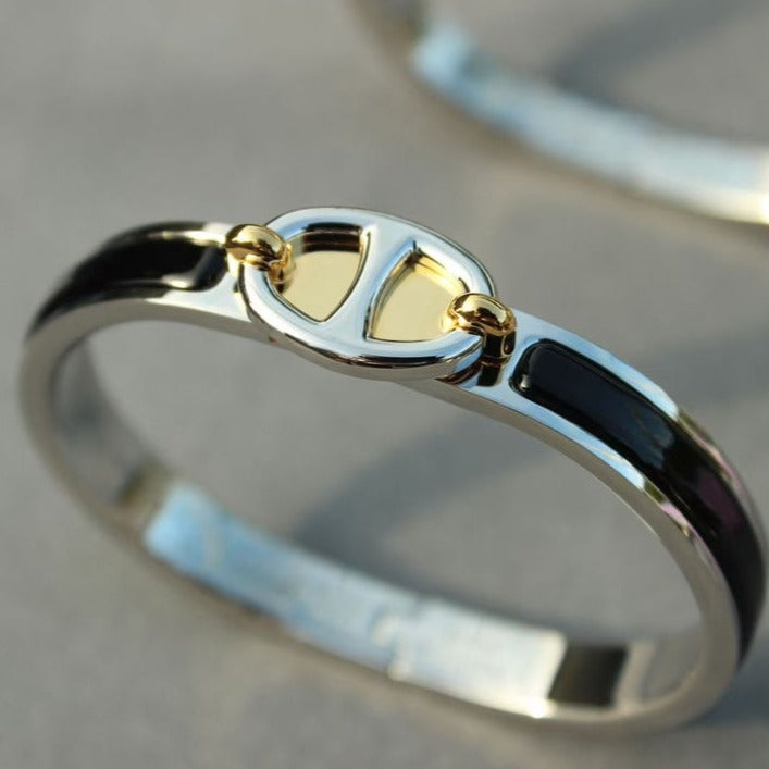[AuraEcho]CLIC CHAINE SILVER BRACELET