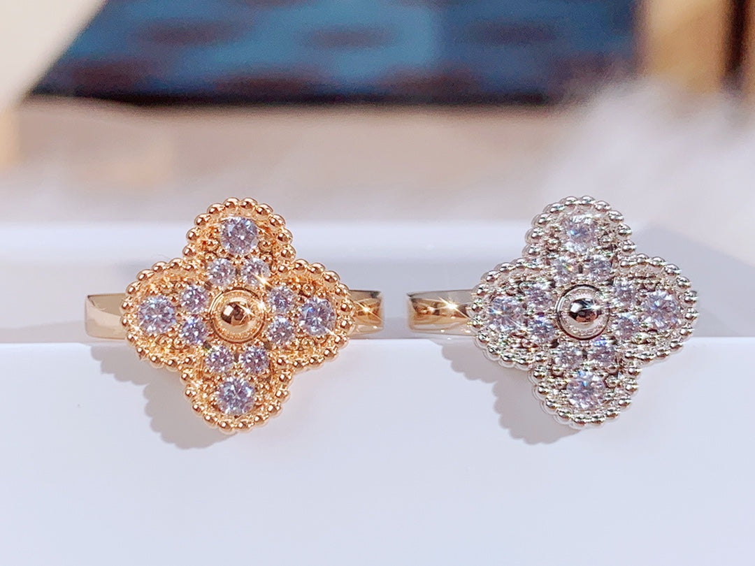 [AuraEcho]CLOVER DIAMOND RING