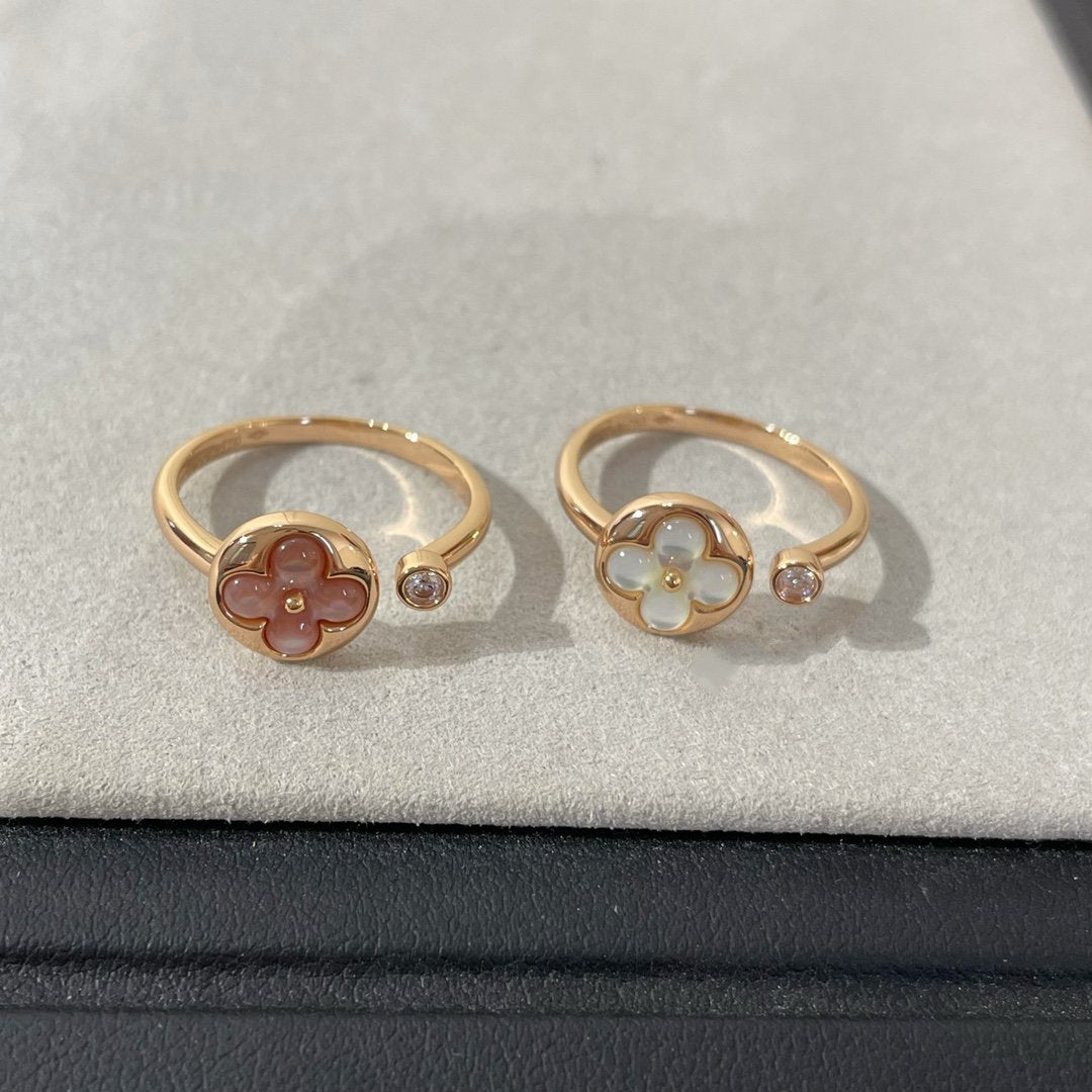 [AuraEcho]SUN 1 DIAMOND PINK MOP RING