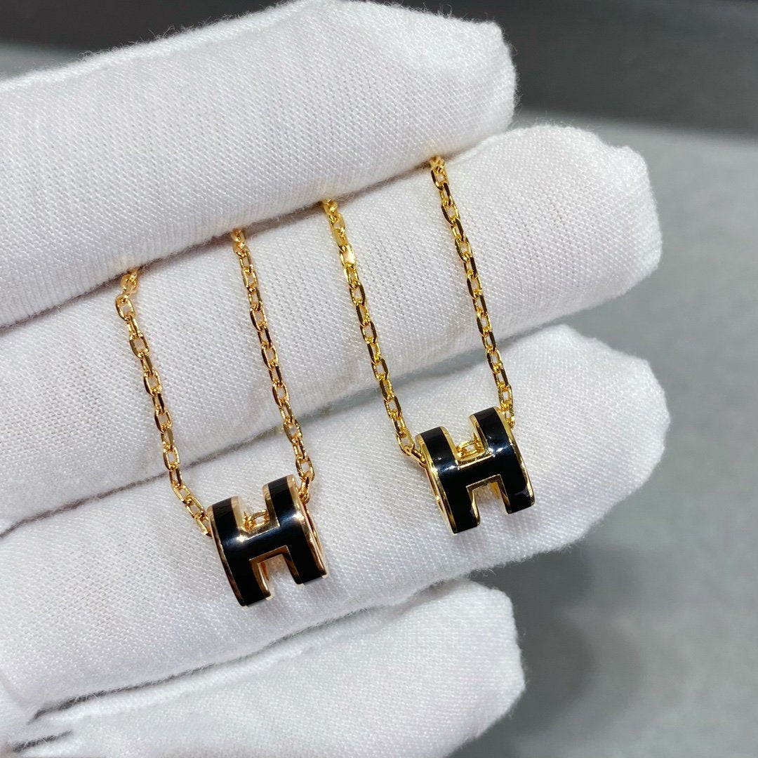 [AuraEcho]MINI POP H NECKLACE