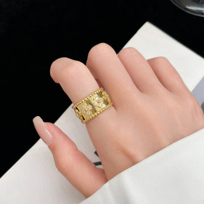 [AuraEcho]PERLEE DIAMOND LARGE RING