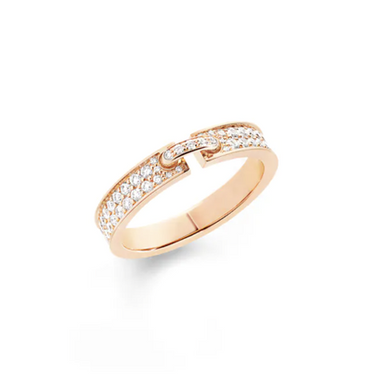 [AuraEcho]ALLIANCE LIENS VIDENCE PAVED DIAMOND 4MM RING