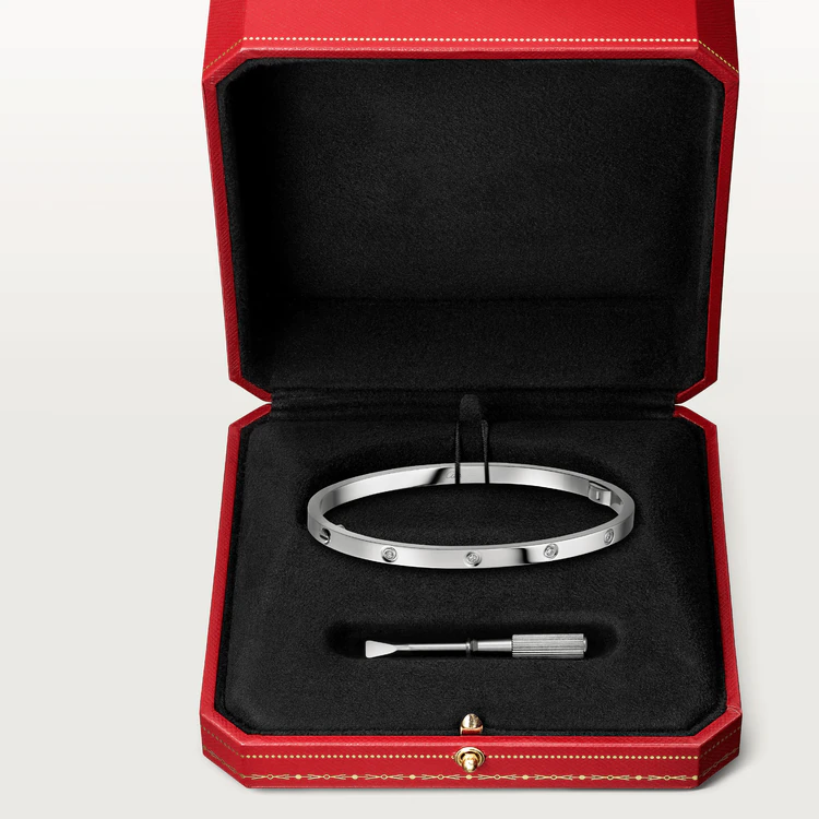 [AuraEcho]LOVE BRACELET 3.65MM 10 DIAMONDS