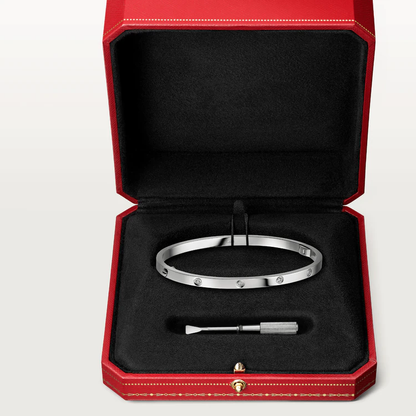 [AuraEcho]LOVE BRACELET 3.65MM 10 DIAMONDS