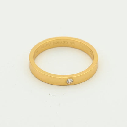 [AuraEcho]LOVE RING 4MM 1 DIAMOND