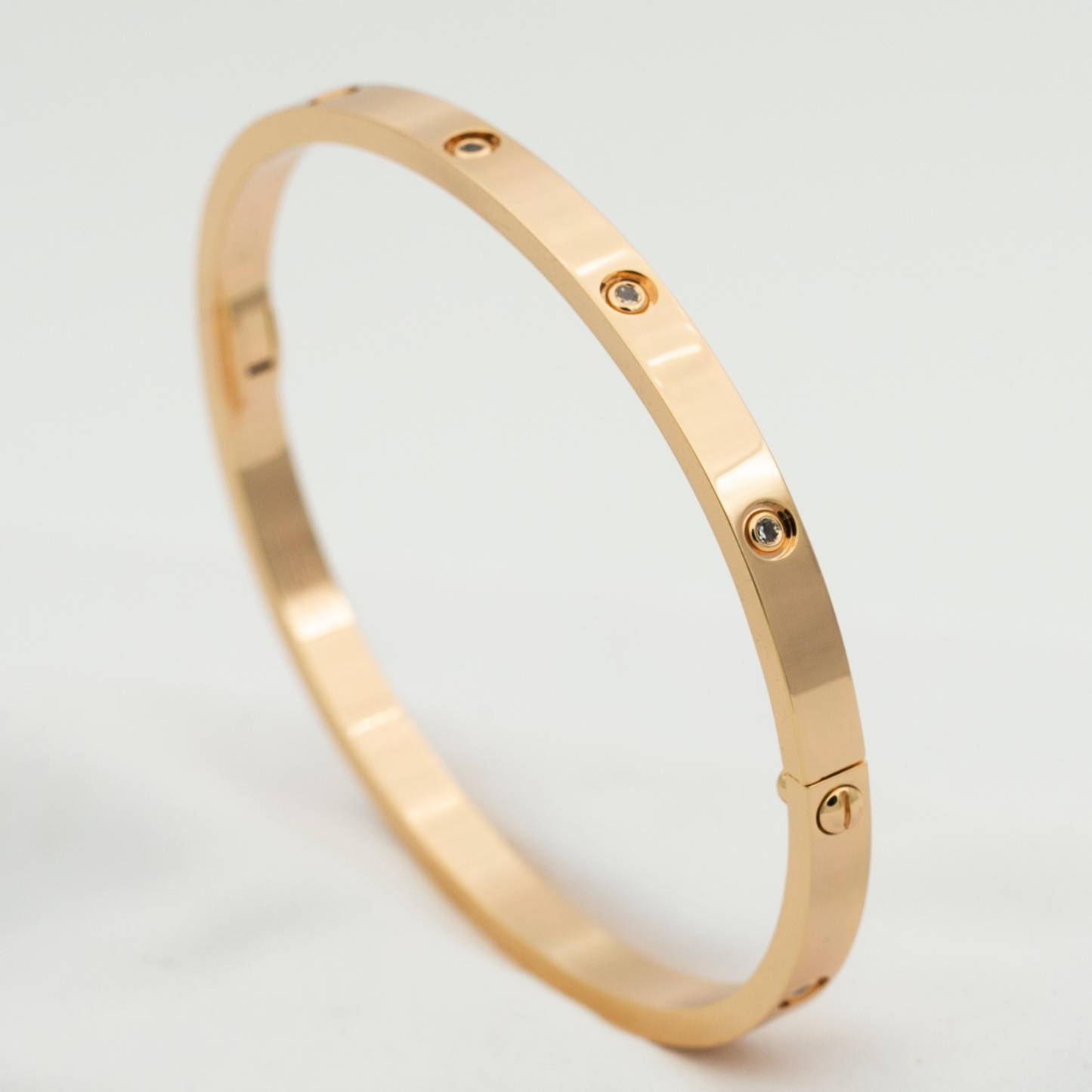 [AuraEcho]LOVE BRACELET 3.65MM 10 DIAMONDS