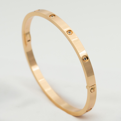 [AuraEcho]LOVE BRACELET 3.65MM 10 DIAMONDS