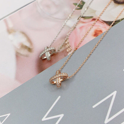 [AuraEcho]JEUX DE DIAMOND NECKLACE