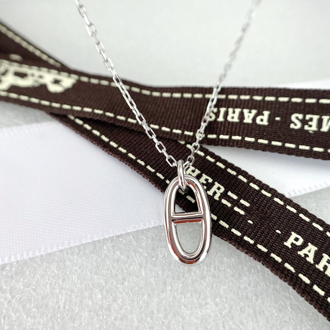 [AuraEcho]HM PIG NOSE NECKLACE
