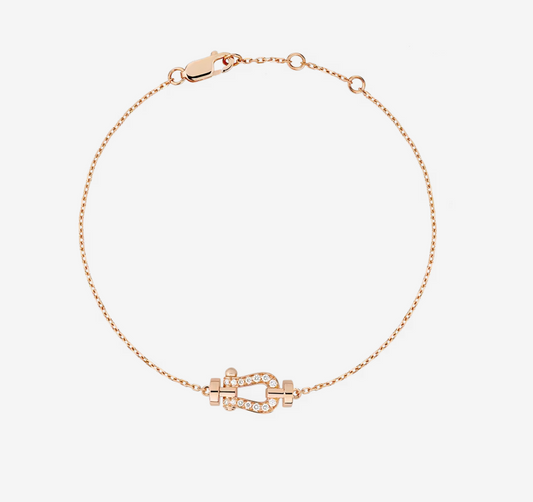 [AuraEcho]FORCE 10 FULL DIAMOND BUCKLE CHAIN LINK MINI MODEL