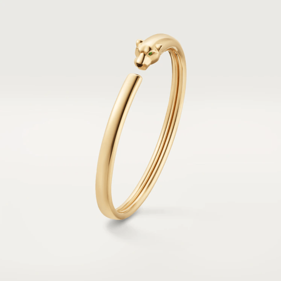 [AuraEcho]PANTHERE GOLD OPEN BRACELET