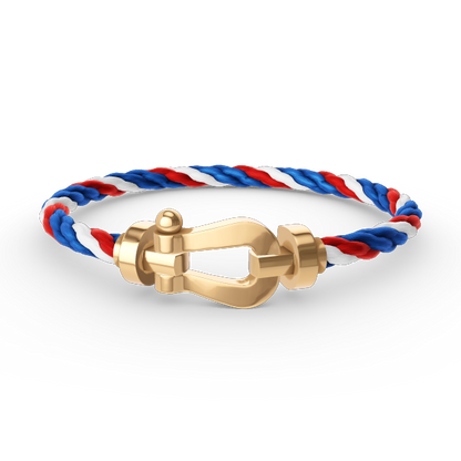 [AuraEcho]FORCE LARGE HORSESHOE NO DIAMOND BRACELET GOLD