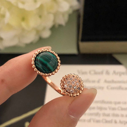[AuraEcho]PERLEE COULEURS DIAMOND ROSE GOLD BETWEEN THE FINGER RING