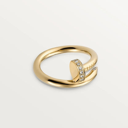 [AuraEcho]JUSTE RING 2.65MM GOLD DIAMOND